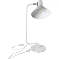 Kanlux S.A. NEDIA lampe de table E14, 10W, blanc, design acier, IP20