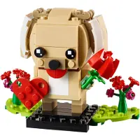 LEGO Saint-Valentin chiot (40349, BrickHeadz)