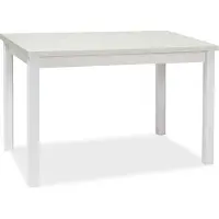 Feldmann-Wohnen Table de salle à manger / table de cuisine Adam 100 x 60 x 75 cm, couleur blanche