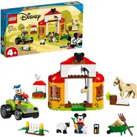 LEGO 10775 Mickey and Friends Mickys and Donald Duck's Farm Ferme et tracteur Jouets de construction dès 4 ans