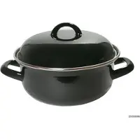 Kitchen Tools Massamarkt Braad Pan émail noir 28 cm 6,5 l