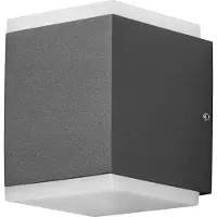 Konstsmide Applique Konstsmide Monza M Anthracite 2 Points Lumineux Carrée