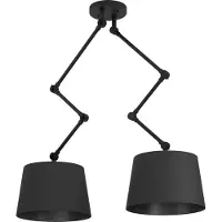 Eglo Pistunio, 2 ampoule(s), E27, IP20, noir
