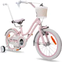 Sun baby Vélo enfant 16 pouces 4-6 ans Silver Moon pink