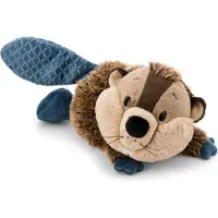 Nici Peluche Castor Harry Woodsnacker 20 cm, en position couchée G
