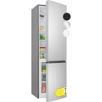 Bomann Réfrigérateur et congélateur 269L inox KG184-1-inox