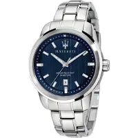 Maserati Montre à affichage analogique argent