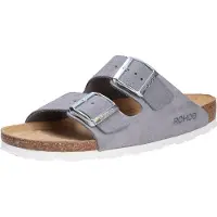 Rohde Mule 'Pantolette Damen 5590/86 Velourleder in grau' violet