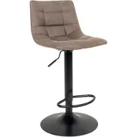 House Nordic Barhocker >Middelfart< (2er-Set) in Braun, Vintagelederoptik - 43x108x43 (BxHxT)