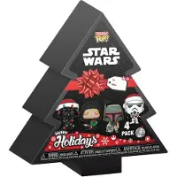 Funko POP! Pop ! Star Wars Holiday 2024 Pocket Keychains 4-Pack Tree Holiday Box 4 cm