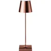 Sigor Lampe de bureau à batterie NUINDIE USB-C 380mm cuivre