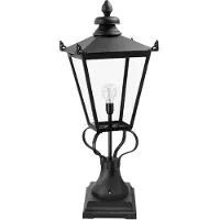 Elstead Lighting Lampe d'extérieur sur socle, noire, E27, 60 W, Wilmslow Elstead