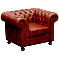 AEA Canapé Chesterfield 2+1+1 Rembourré Siège
