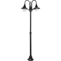 Rabalux Noir lampe de jardin Konstanz pour ampoule 3x E27 206cm 8248