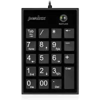 Perixx PERIPAD-202 H B USB Numeric keypad Multimedia buttons Black