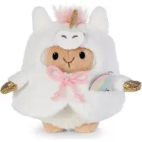 Nici Set Doudou mouton Wools 8cm avec arc-en-ciel et costume de licorne dans boîte cadeau 8,5x6,5x10cm Autres