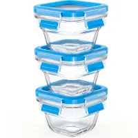 EMSA ClipClose verre Boîte de conservation en verre, 0,18 L