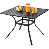Vevor Table à manger pour patio extérieur 940 mm