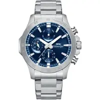 Slazenger Montre homme SL.9.2482.2.03 en bleu marine Fashion.