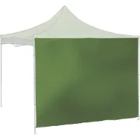 Cattara 13340 - Parois latérales pour tente de réception 2x3m (13338, 13339) vert IMPERMÉABLE