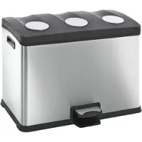 EKO Rejoice Poubelle à pédale 12 + 12 + 12 litres