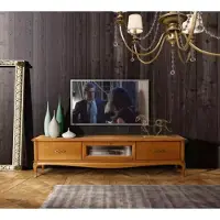 AEA Sideboard Commodes Meubles Marron Support TV Luxe Salon Bois Nouveau