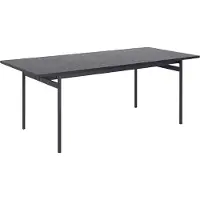 Zesso Smuk Table à manger 200 cm Kaz Noir
