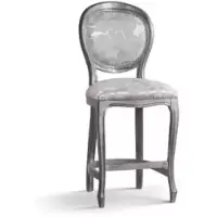 Xl Moebel Gmbh Chaise grise classique Tabouret de bar designer Chaise en bois de luxe Nouveau mobilier