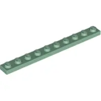 LEGO 1x10 plaques 4477 - 50 pièces vert sable