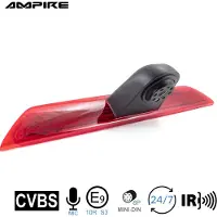 Ampire Caméra de recul KV-Transit-4G pour FORD Transit (année de construction 2014-2019)