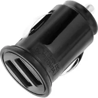 Avizar , chargeur universel pour voiture, compatible avec l'allume-cigare (1 port USB de 1A / 1 port USB de 2A), couleur noire