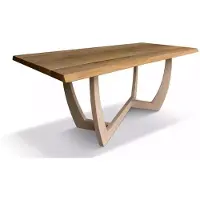 Xl Moebel Gmbh Salle à manger Table de cuisine en bois 180cm Table 90x180 marron moderne