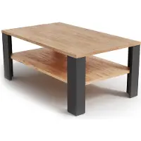 Vicco Table basse Anthracite 100x60cm, Model 30183