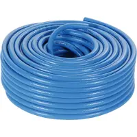 Tricoflex Tuyau flexible bleu, souple, PVC, longueur 50 m, diamètre intérieur du tuyau : 9 mm