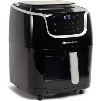 Melchioni GIOIA Unique 6,5 L Autonome 1700 W Friteuse d’air chaud Noir