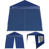 Casaria Pavillon capri bleue 3x3m pliabe et 2x parois latérales