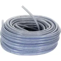 Tricoflex Tuyau flexible en tissu transparent, PVC, longueur 50 m, diamètre intérieur du tuyau : 9 mm