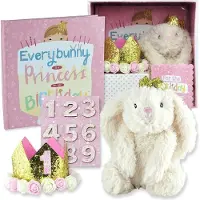 Sonstige Verlage Jouet Lapin en peluche - Le cadeau d'anniversaire parfait pour les enfants, blanc