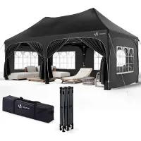 VOUNOT Pavillon 3 x 6 m, imperméable, avec 6 parois latérales