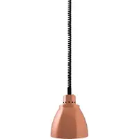 Saro Lampe chauffante Julia de Buffet, en métal léger couleur cuivre
