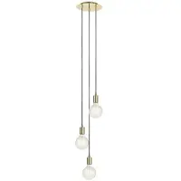 Markslöjd SKY Lampe à suspendre laiton 3 ampoules