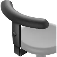 BIMOS Support flexible, pour tabouret, réglable en hauteur, lavable, mousse PU