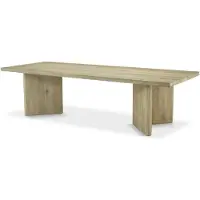 Casa Padrino Table de salle à manger de luxe en bois massif couleur naturelle 280 x 110,5 x H. 76 cm - Table de cuisine rectangulaire en chêne - Meubles de salle à manger de luxe en bois massif