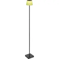 Globo Lighting Gregoir LED Lampadaire 4W CCT IP44 Noir Mat, Métal Ø13cm 58434SBP (310 lm)