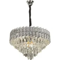 Toolight Lampe Suspendue G055-CP 50cm Chrome
