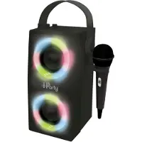 Lexibook Haut-parleur avec microphone iParty noir