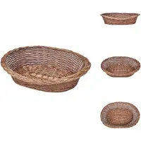 vidaXL Panier pour chien en osier naturel 70 cm - Lits pour chiens