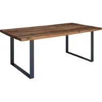 MASSIVMOEBEL24.DE MASSIVMOEBEL24 | Table à manger 200x100 Chênes sauvage et lombard huilé Tabacco brown MONTREUX #315