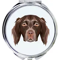 Art-Dog Münsterländer - Miroir avec photo et imprimé géométrique de la marque