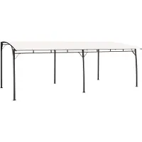 Syfax Auvent pare-soleil de jardin 6x3x2,55 m crème